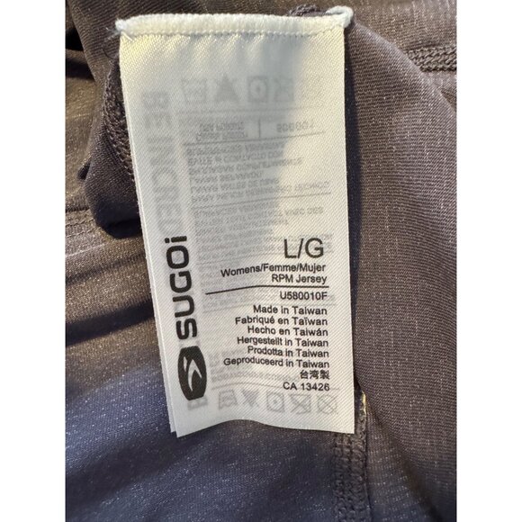 Sugoi RPM Jersey Size Large Women’s Cycling NWT Dark Charcoal $94 - Picture 11 of 12